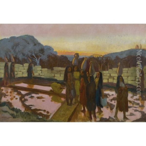 Fontaine De Cana Oil Painting - Maurice Denis