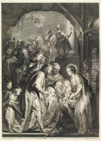 The Adoration Of The Kings Oil Painting - Lucas Vosterman