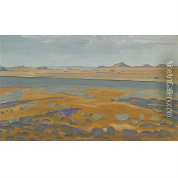 Landscape Oil Painting - Nikolai Konstantinovich Roerich