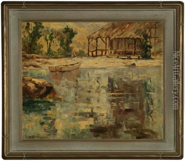 Coastal Inlet Oil Painting - George Sumner Colman