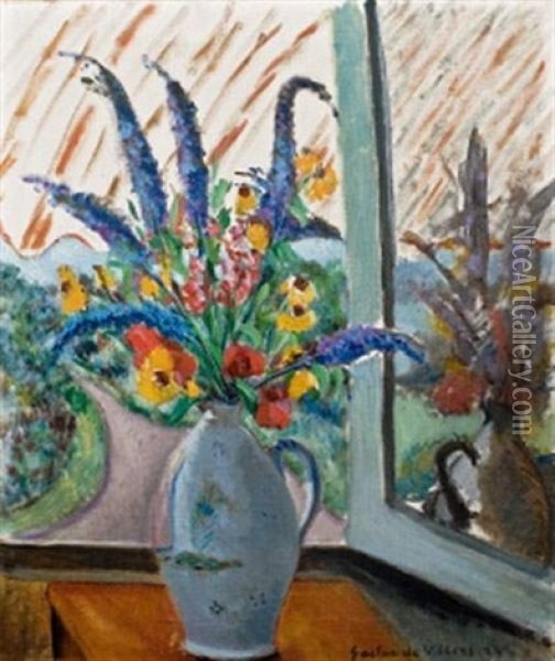 Bouquet De Fleurs Oil Painting - Gaston de (Gaston Bernheim-Jeune) Villers