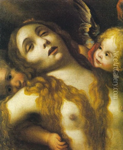La Maddalena Oil Painting - Francesco del Cairo