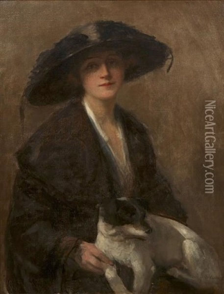 Love Me, Love My Dog Oil Painting - John Collier