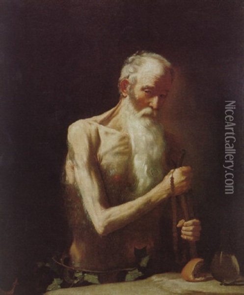 Sant'onofrio, Der Heilige Onophrius Oil Painting - Jusepe de Ribera