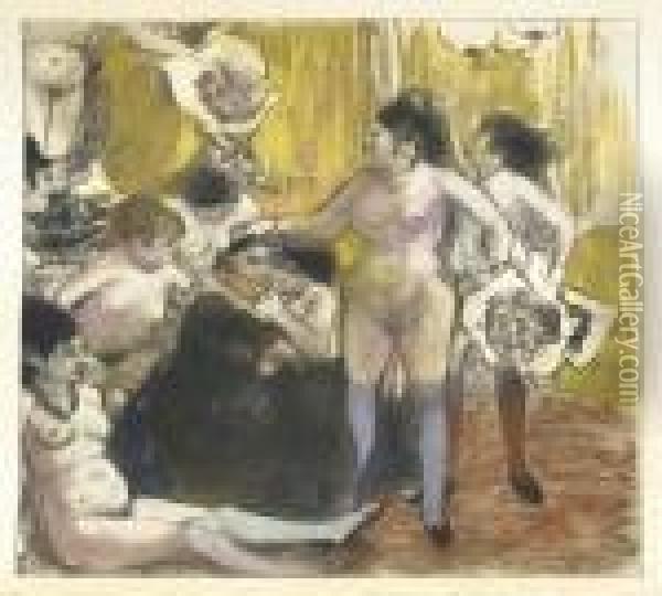 Guy De Maupassant Oil Painting - Edgar Degas