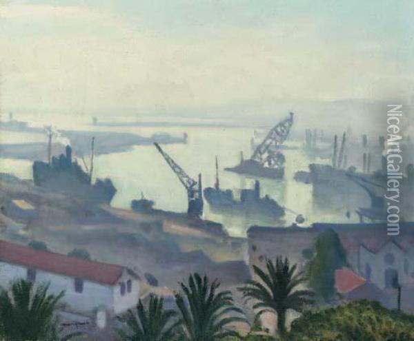 Le Port De L'agha Oil Painting - Albert Marquet