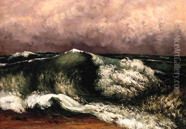 La Vague 3 Oil Painting - Gustave Courbet