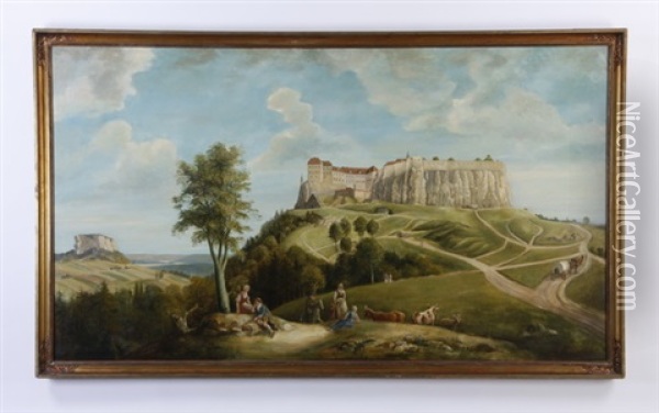 Landscape Oil Painting - Bernardo Bellotto