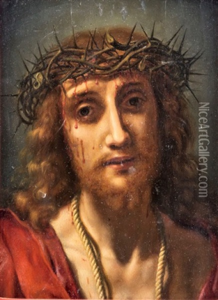 Le Christ A La Sainte Couronne Oil Painting - Carlo Dolci
