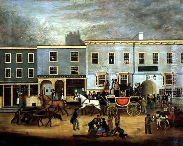 The Kings Arms, Kendal Oil Painting - Stirzacker