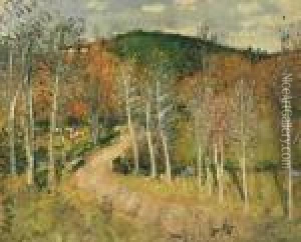 Paysage Oil Painting - Pierre Eugene Montezin