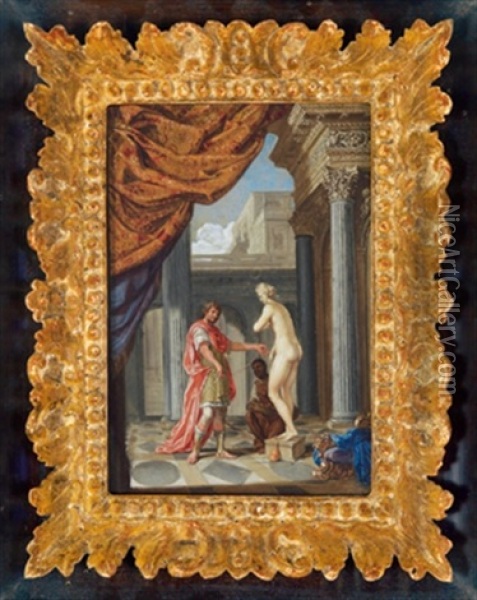 Pygmalion Und Galathea Oil Painting - Bertholet I Flemal