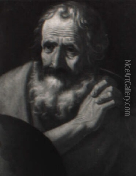 Heraklit, Der Weinende Philosoph Oil Painting - Jusepe de Ribera