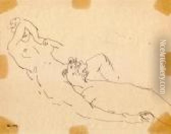 Dessin Erotique Oil Painting - Albert Marquet