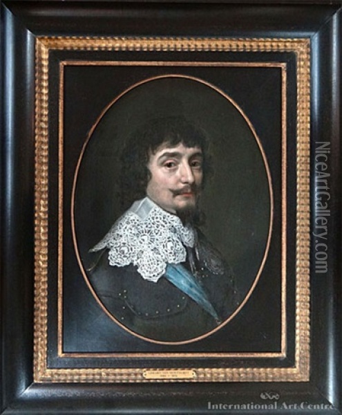 Portrait Of Frederick V, King Of Bohemia, Elector Palatine Oil Painting - Gerrit Van Honthorst
