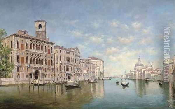 The Grand Canal, Venice Oil Painting - Federico del Campo