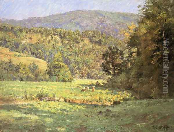 Roan Mountain Oil Painting - Theodore Clement Steele