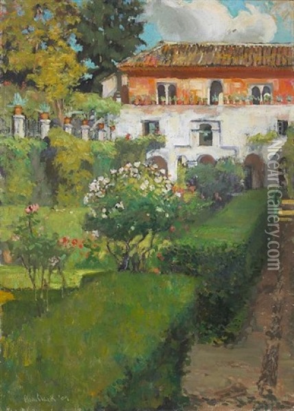 Summer, Granada Oil Painting - Alson Skinner Clark