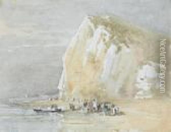 Shakespeare's Cliff, Dover Oil Painting - David I Cox