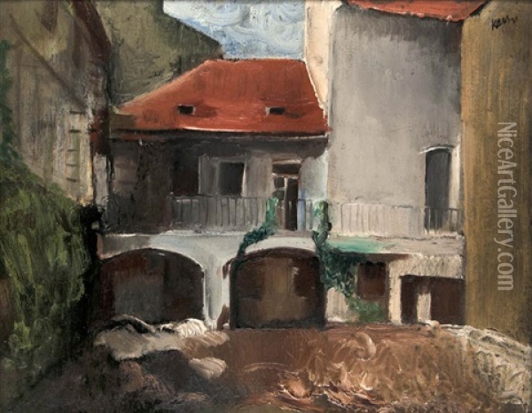 Ancien Maison A Oragne Oil Painting - Georges (Karpeles) Kars