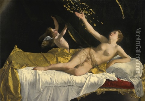 Danae Oil Painting - Orazio Gentileschi