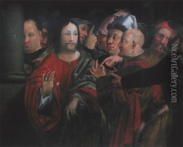 Le Denier De Cesar Oil Painting - Lorenzo Lotto