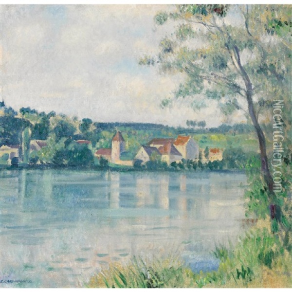 Beuggen Oil Painting - Emil Cardinaux