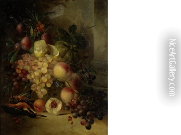 Still Life Of Fruit Oil Painting - Hendrik Jan Hein