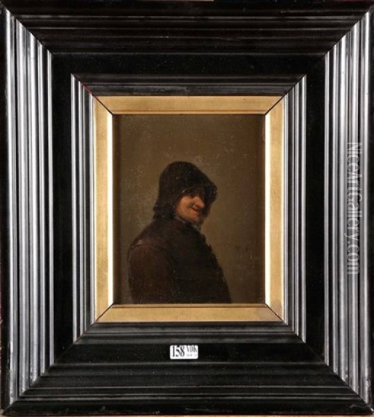 Portrait D'un Vieil Homme Oil Painting - Adriaen Brouwer