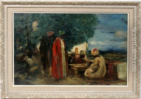 Middle Eastern Scene Oil Painting - Dudley Hardy