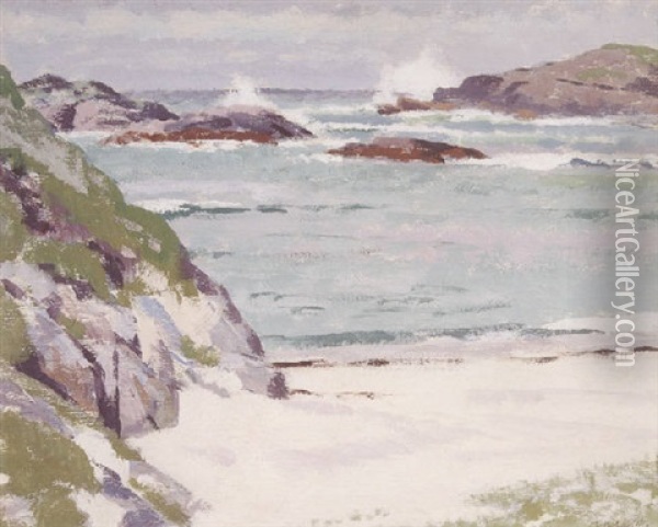 Iona (port Ban) Oil Painting - Francis Campbell Boileau Cadell