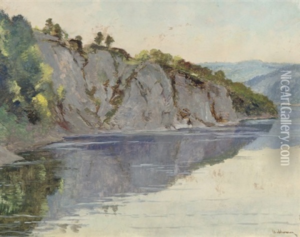 A Crimean Landscape Oil Painting - Isaak Levitan