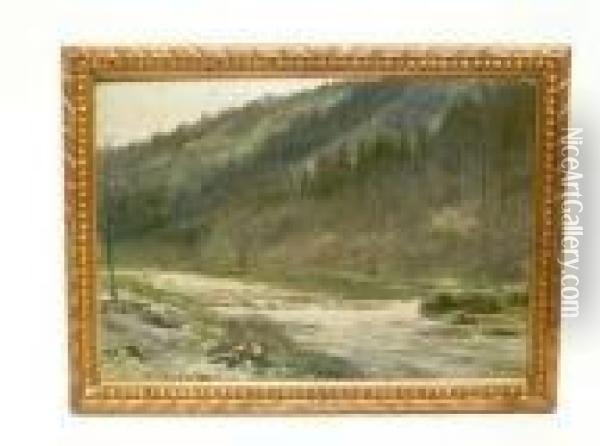 Paysage Oil Painting - Vital Keuller