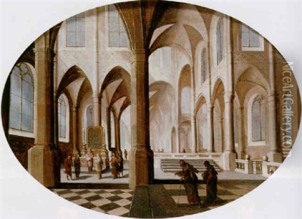 The Presentation Of Christ Oil Painting - Hans Jurriaensz van Baden