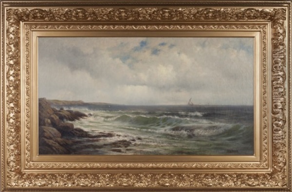 On The New England Coast Oil Painting Reproduction By Francis Augustus ...