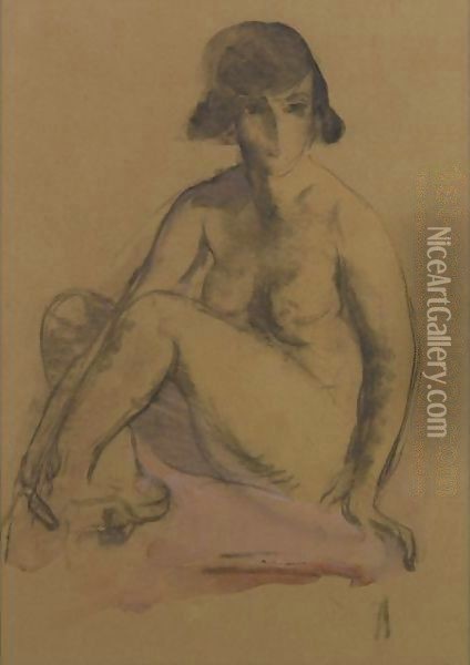Woman Seated Oil Painting - Robert Henri