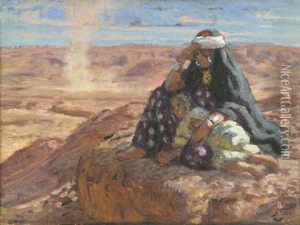 La Femme Abandonnee Oil Painting - Alphonse Etienne Dinet