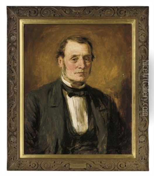 Portrait Of A Gentleman (james Templeton?) Oil Painting - William McTaggart