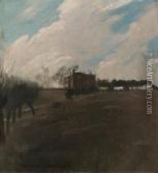 The Vale Of Health, Hampstead Oil Painting - William Nicholson