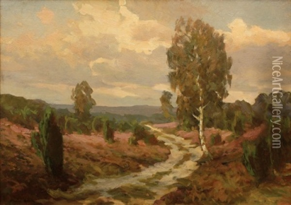 Path Through The Mountains Oil Painting - Maurice Braun