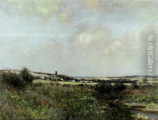 An Ayrshire Landscape Oil Painting - John Henderson