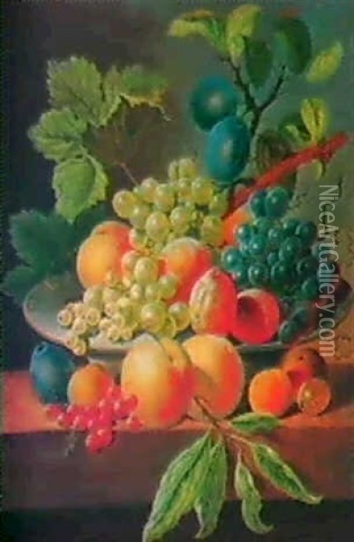 Ein Stilleben. (fruchte) Oil Painting - Johannes Cornelis de Bruyn