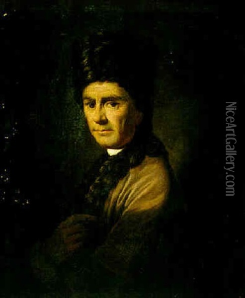 Portrait Of Jean Jacques Rousseau Oil Painting - Allan Ramsay