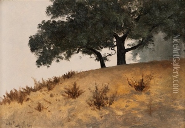 Santa Barbara Landscape Oil Painting - Lockwood de Forest