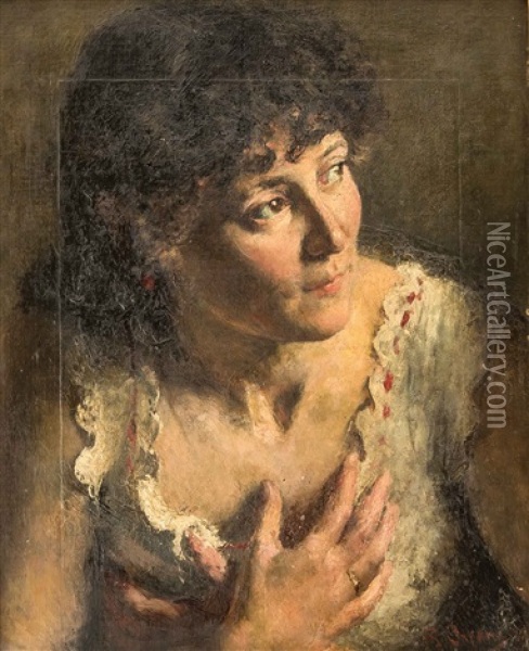 Madchen Oil Painting - Pierre (Pieter) Oyens