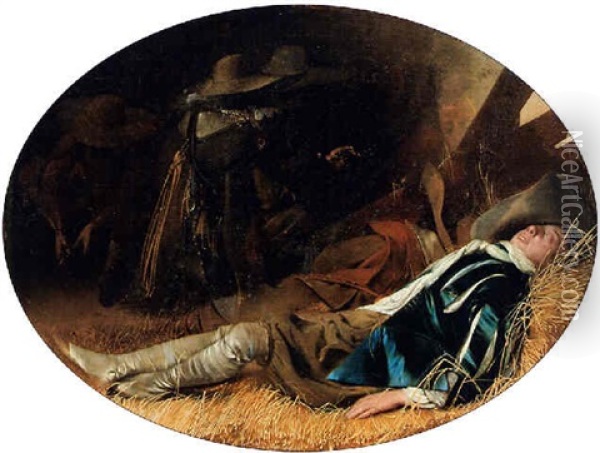 Schlafender Soldat Oil Painting - Willem Cornelisz Duyster