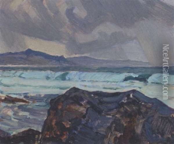 High Tide Oil Painting - James Edward Hervey MacDonald