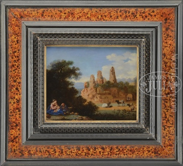 Flight Into Egypt Oil Painting - Bartholomeus Breenbergh