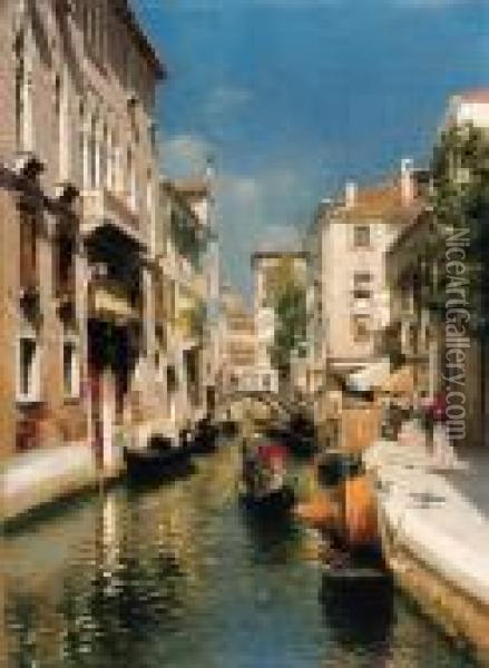 Venezia Oil Painting - Rubens Santoro