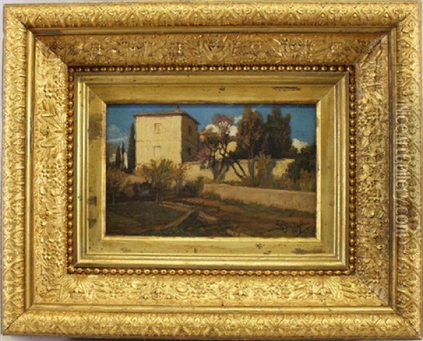 Painting Of Sevilla Spain Oil Painting - Emilio Sanchez-Perrier